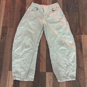 We The Free Barrel Mint Jeans